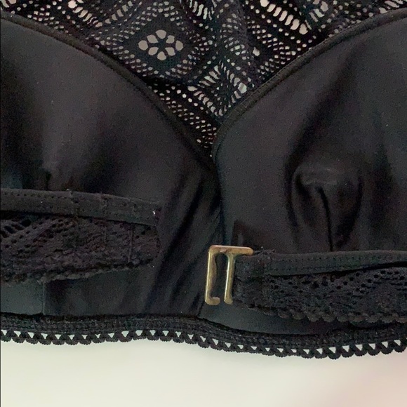 Crochet Bikini halter top bundle- Black and coral - Picture 4 of 6